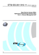 Standard ETSI ES 201915-11-V1.3.1 2.10.2002 preview