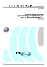 Standard ETSI ES 201915-11-V1.5.1 1.2.2005 preview
