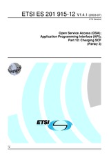 Standard ETSI ES 201915-12-V1.4.1 29.7.2003 preview