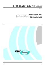 Standard ETSI ES 201930-V1.1.1 22.5.2001 preview