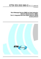 Standard ETSI ES 202060-3-V1.1.1 6.5.2003 preview