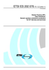Preview ETSI ES 202076-V1.1.2 7.11.2002
