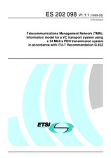 Standard ETSI ES 202098-V1.1.1 14.5.1999 preview