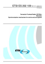 Standard ETSI ES 202109-V1.1.1 7.1.2003 preview