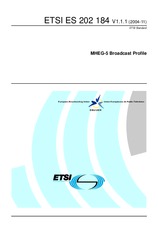 Standard ETSI ES 202184-V1.1.1 9.11.2004 preview