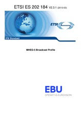Standard ETSI ES 202184-V2.3.1 19.3.2013 preview