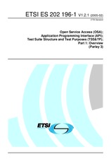 Standard ETSI ES 202196-1-V1.2.1 16.2.2005 preview
