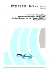 Standard ETSI ES 202196-3-V1.1.1 4.8.2003 preview