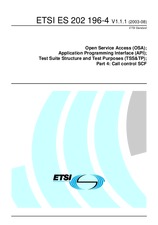 Preview ETSI ES 202196-4-V1.1.1 4.8.2003