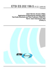 Preview ETSI ES 202196-5-V1.2.1 16.2.2005