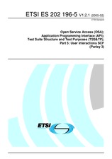 Standard ETSI ES 202196-5-V1.2.1 16.2.2005 preview
