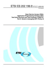 Standard ETSI ES 202196-9-V1.2.1 16.2.2005 preview