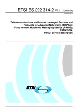 Standard ETSI ES 202314-2-V1.1.1 27.4.2004 preview