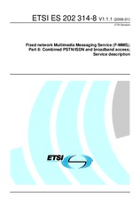 Standard ETSI ES 202314-8-V1.1.1 25.1.2006 preview