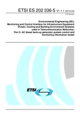 Standard ETSI ES 202336-5-V1.1.1 7.4.2010 preview