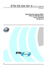 Standard ETSI ES 202391-6-V1.3.1 7.5.2008 preview