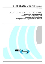 Standard ETSI ES 202740-V1.3.1 22.9.2009 preview