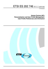 Preview ETSI ES 202746-V1.1.1 18.2.2010