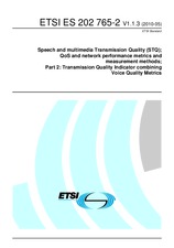 Standard ETSI ES 202765-2-V1.1.3 18.5.2010 preview