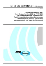 Preview ETSI ES 202912-4-V1.1.1 11.2.2003