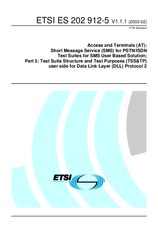Preview ETSI ES 202912-5-V1.1.1 11.2.2003