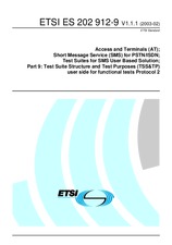 Preview ETSI ES 202912-9-V1.1.1 11.2.2003