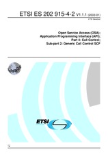 Standard ETSI ES 202915-4-2-V1.1.1 21.1.2003 preview