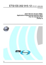 Standard ETSI ES 202915-12-V1.2.1 5.8.2003 preview