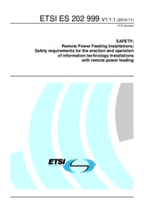 Standard ETSI ES 202999-V1.1.1 23.11.2010 preview