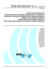 Standard ETSI ES 203021-3-V2.1.1 10.8.2005 preview