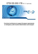 Standard ETSI ES 203178-V1.1.1 25.2.2015 preview