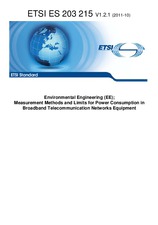 Standard ETSI ES 203215-V1.2.1 14.10.2011 preview