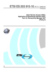 Standard ETSI ES 203915-10-V1.1.1 11.4.2005 preview