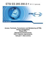 Standard ETSI ES 205200-2-1-V1.1.1 30.5.2013 preview