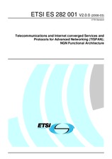 Standard ETSI ES 282001-V2.0.0 4.3.2008 preview