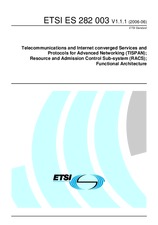 Preview ETSI ES 282003-V1.1.1 20.6.2006