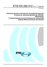 Standard ETSI ES 283012-V1.1.1 30.5.2006 preview
