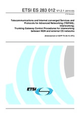 Preview ETSI ES 283012-V1.2.1 30.3.2010
