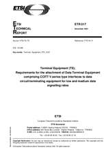 Preview ETSI ETR 017-ed.1 1.12.1992
