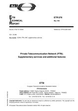 WITHDRAWN ETSI ETR 079-ed.1 15.5.1993 preview