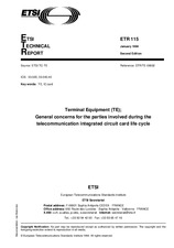 Standard ETSI ETR 115-ed.2 31.1.1994 preview