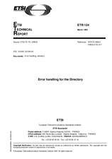 Standard ETSI ETR 124-ed.1 30.3.1994 preview