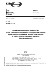 WITHDRAWN ETSI ETR 146-ed.1 15.11.1994 preview