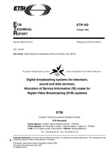 Standard ETSI ETR 162-ed.1 15.10.1995 preview
