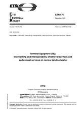 Standard ETSI ETR 176-ed.1 15.12.1995 preview