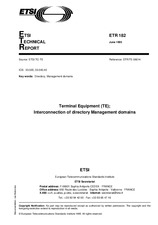 Standard ETSI ETR 182-ed.1 28.6.1995 preview
