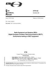 Standard ETSI ETR 183-ed.1 30.11.1995 preview