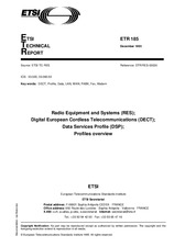 Standard ETSI ETR 185-ed.1 15.12.1995 preview