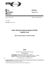 Standard ETSI ETR 201-ed.1 15.9.1995 preview