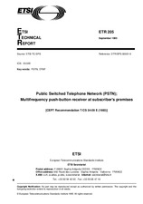 Standard ETSI ETR 205-ed.1 15.9.1995 preview